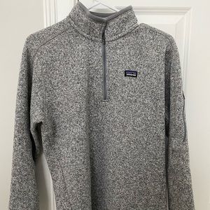 PATAGONIA GREY QUARTER ZIP